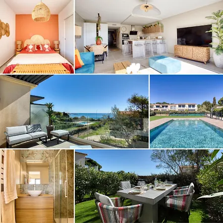 3 Chambres, Vue Mer, Piscine, Parking 度假居 圣马克西姆